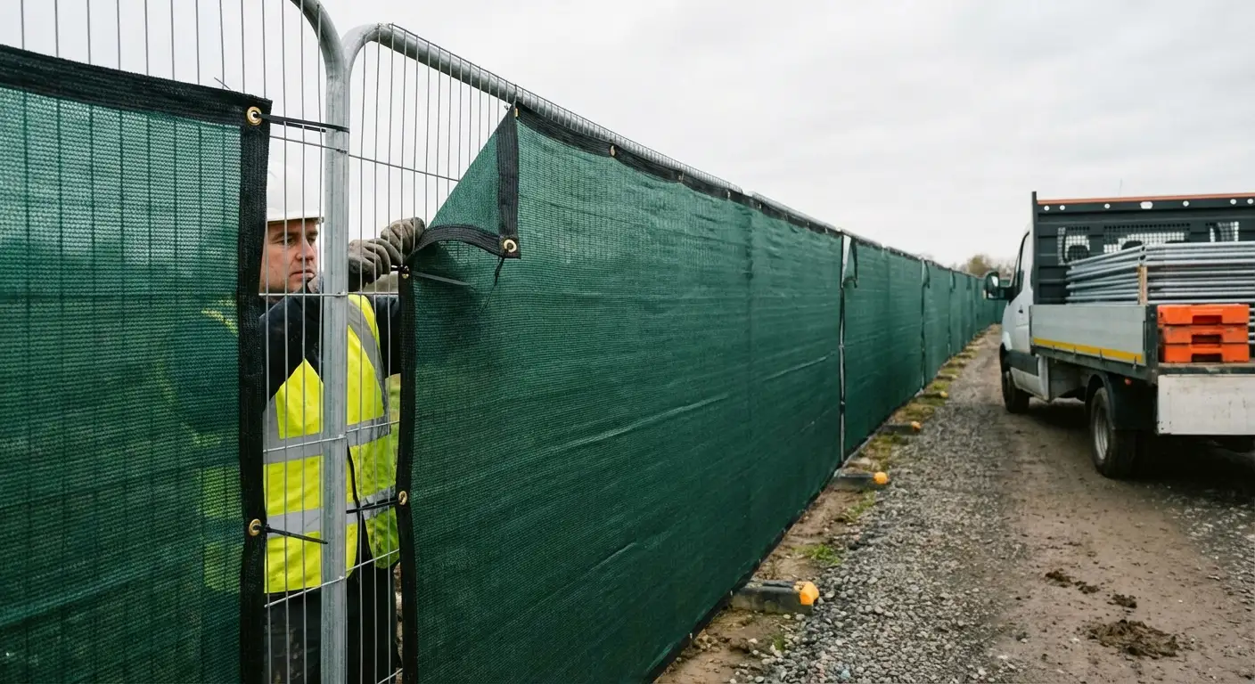 High security temporary fencing perimeter in Florissant, MO
