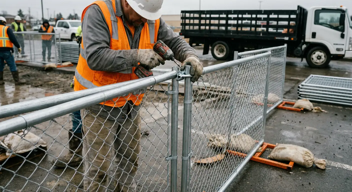 Physical security fencing for site investigation in Florissant, MO