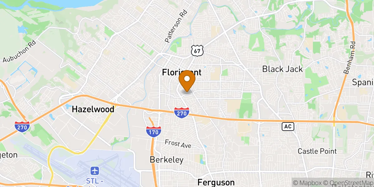  neighborhood map in Florissant, MO