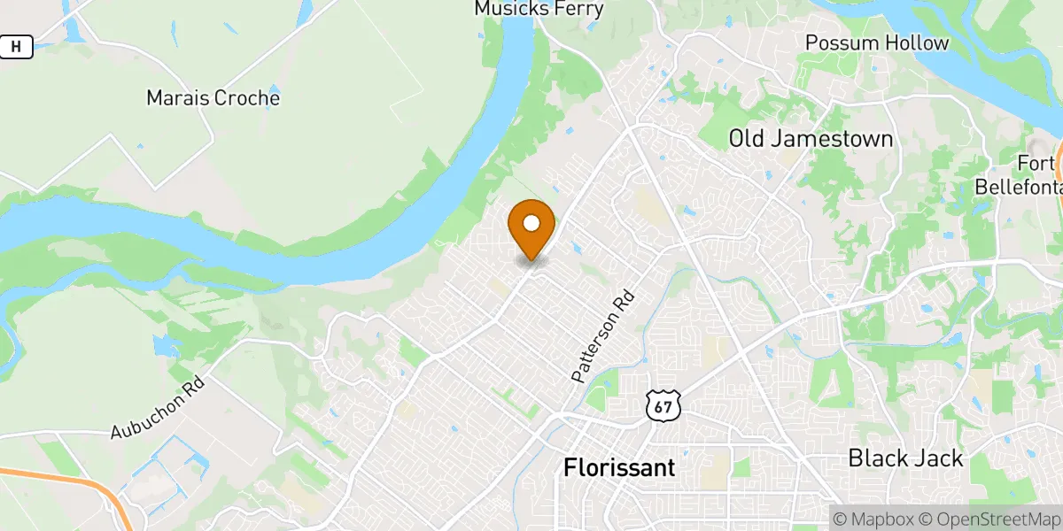  neighborhood map in Florissant, MO