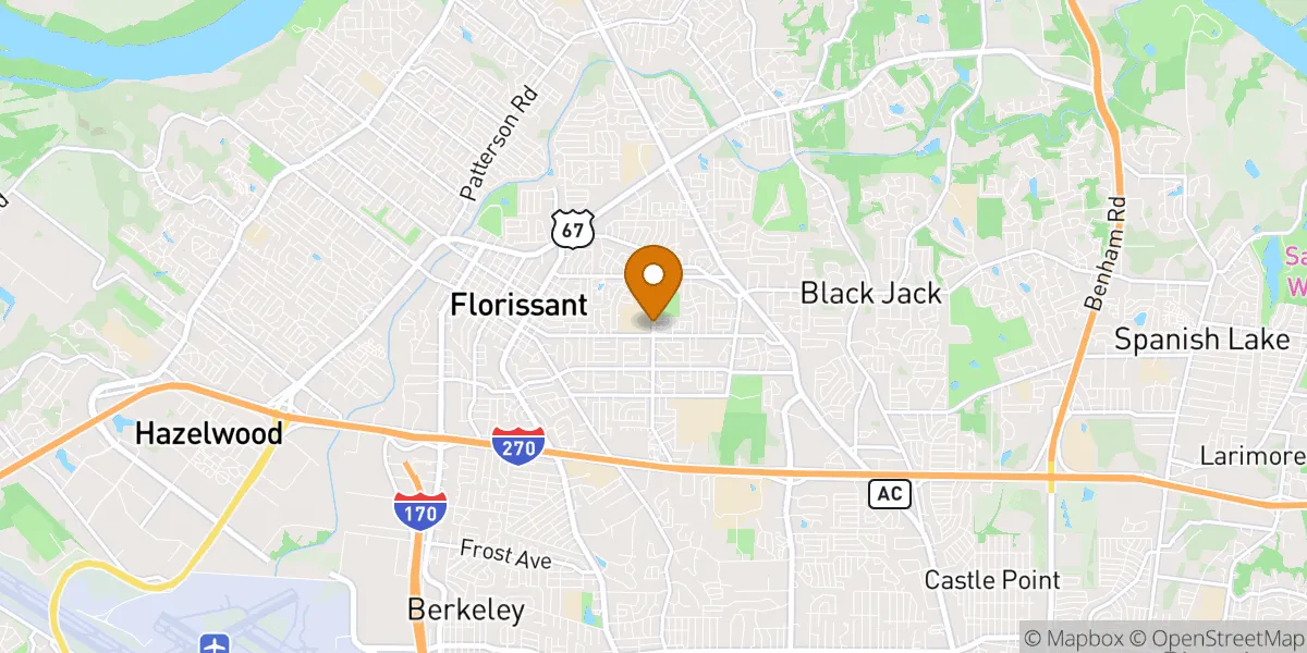 neighborhood map in Florissant, MO