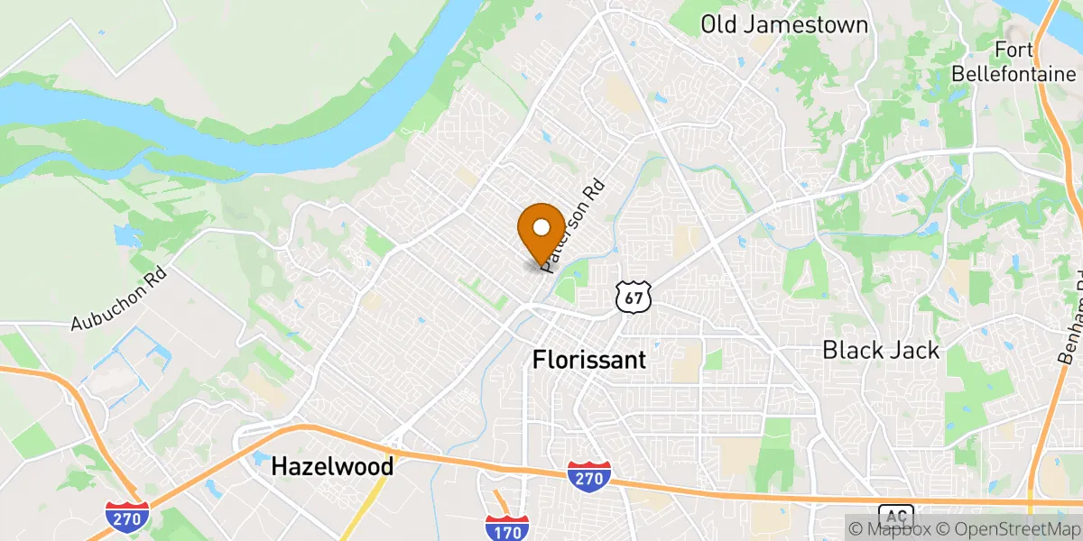 neighborhood map in Florissant, MO