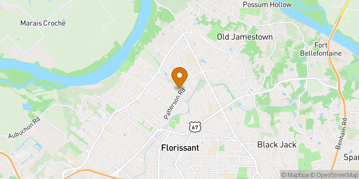  neighborhood map in Florissant, MO