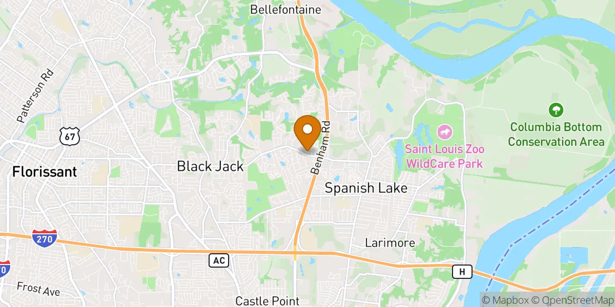  neighborhood map in Florissant, MO