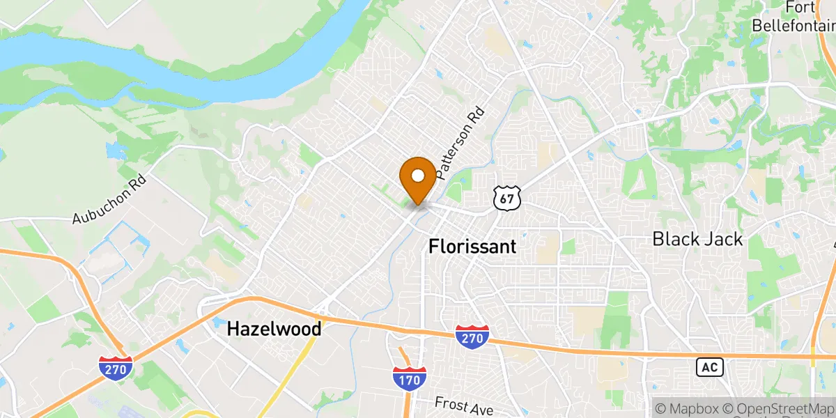  neighborhood map in Florissant, MO