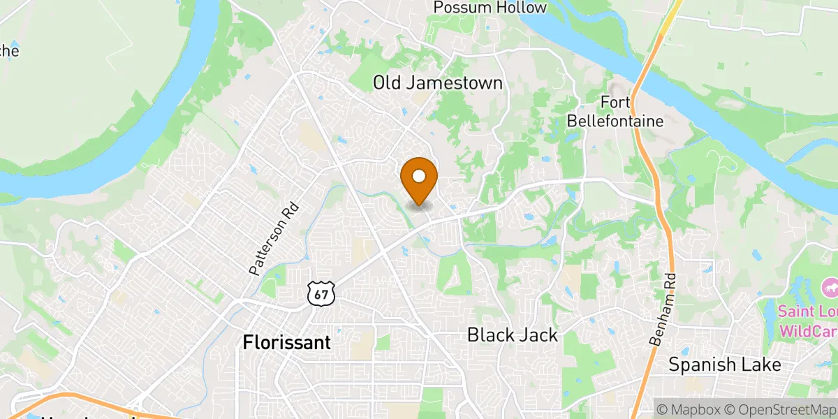  neighborhood map in Florissant, MO