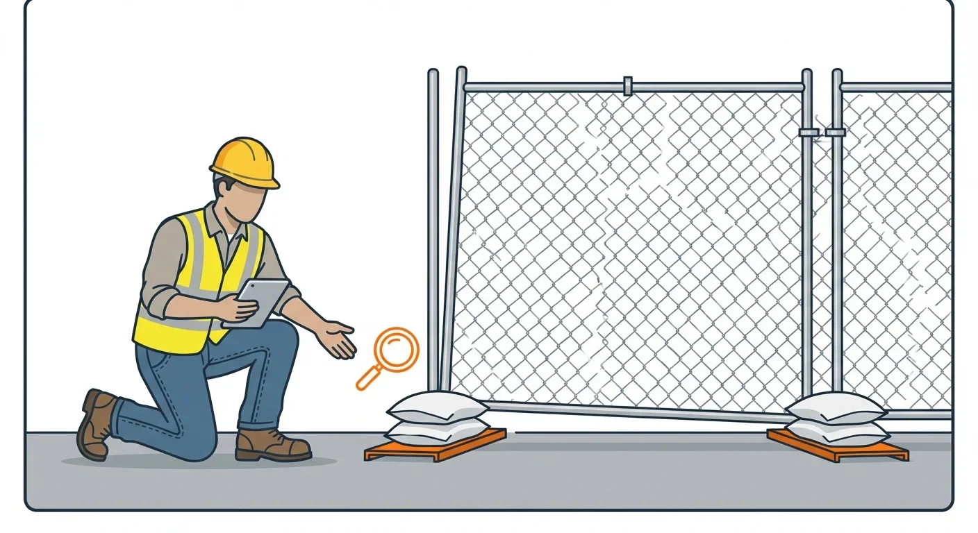 Diagram showing causes of temporary fence instability in Florissant, MO